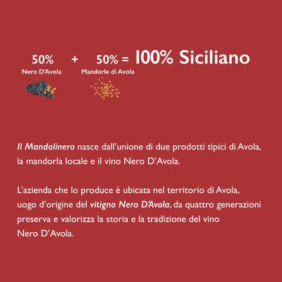 Vin Mandolinero aux amandes d’Avola – Assennato