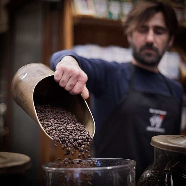 150 dosettes en papier filtre-Mélange décaféiné-Étain