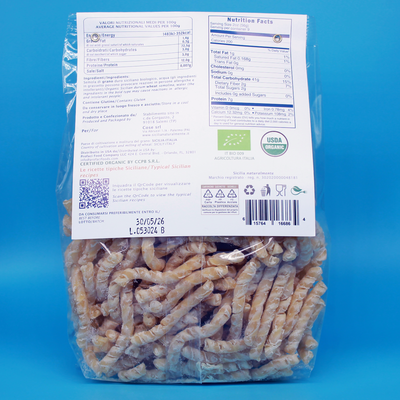 Pasta Busiate Corte Bio-Sicilia Por Supuesto