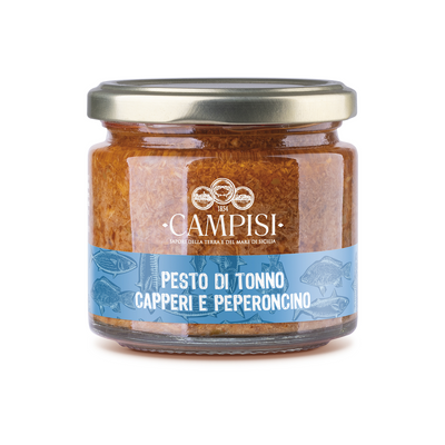 Pesto de thon aux câpres et piments - Campisi Conserve