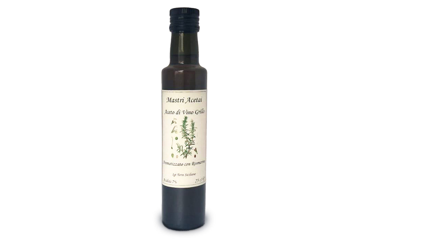 Vinaigre Nero d'Avola au Romarin - Mastri Acetai