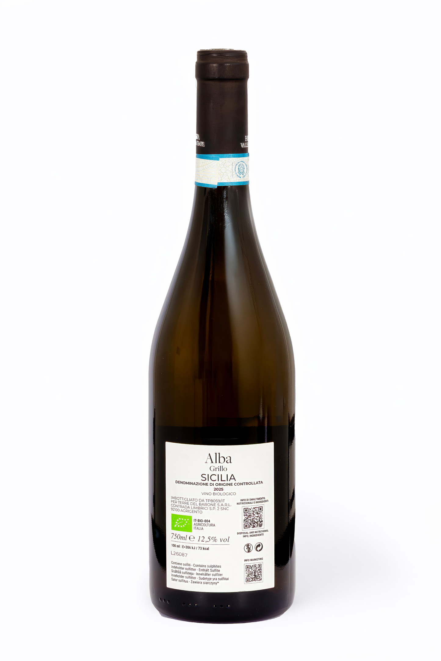 Alba - Grillo DOC Sicilia Biologico - Fattoria Valle dei Templi