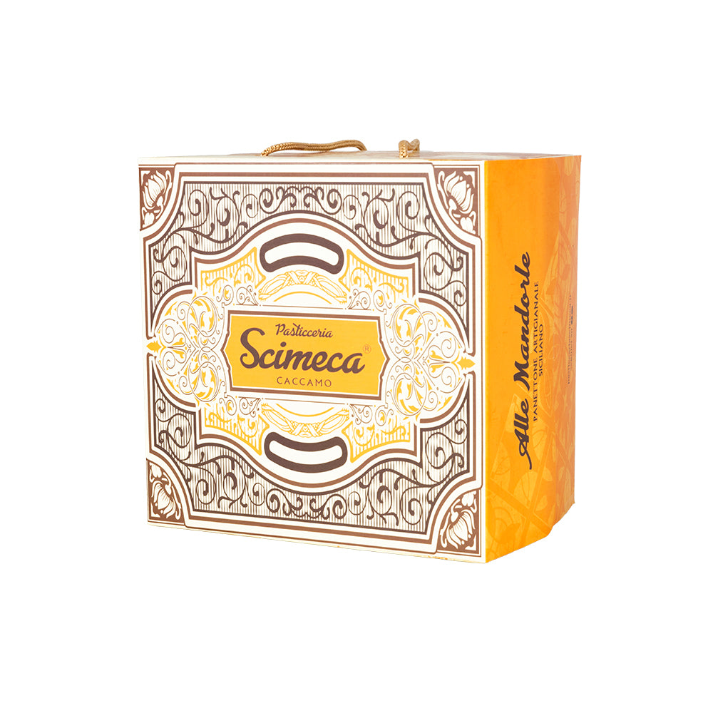 Panettone artisanal aux amandes 850 gr. + Presse-agrumes 190gr-F.lli Pâtisserie Scimeca