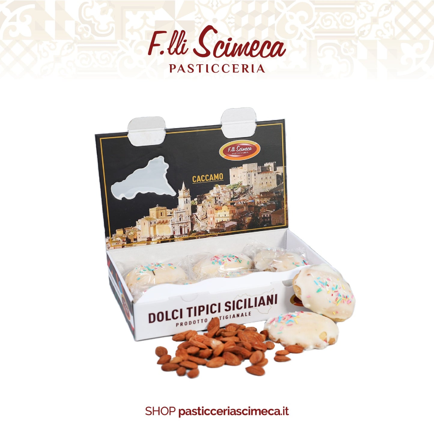 Buccellati di Mandorle con Glassa - F.lli Scimeca Pasticceria