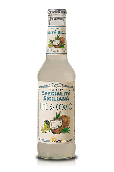 Specialità Siciliana Lime e Cocco - 24 Bottiglie - Bibite Bona