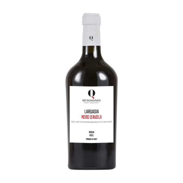 Vino Nero d'Avola Largasia Doc Sicilia - Quignones Casa Vinicola Sicilia