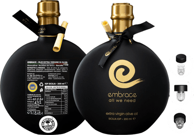 Bottle of Sicilian Extra Virgin Olive Oil - Embrace