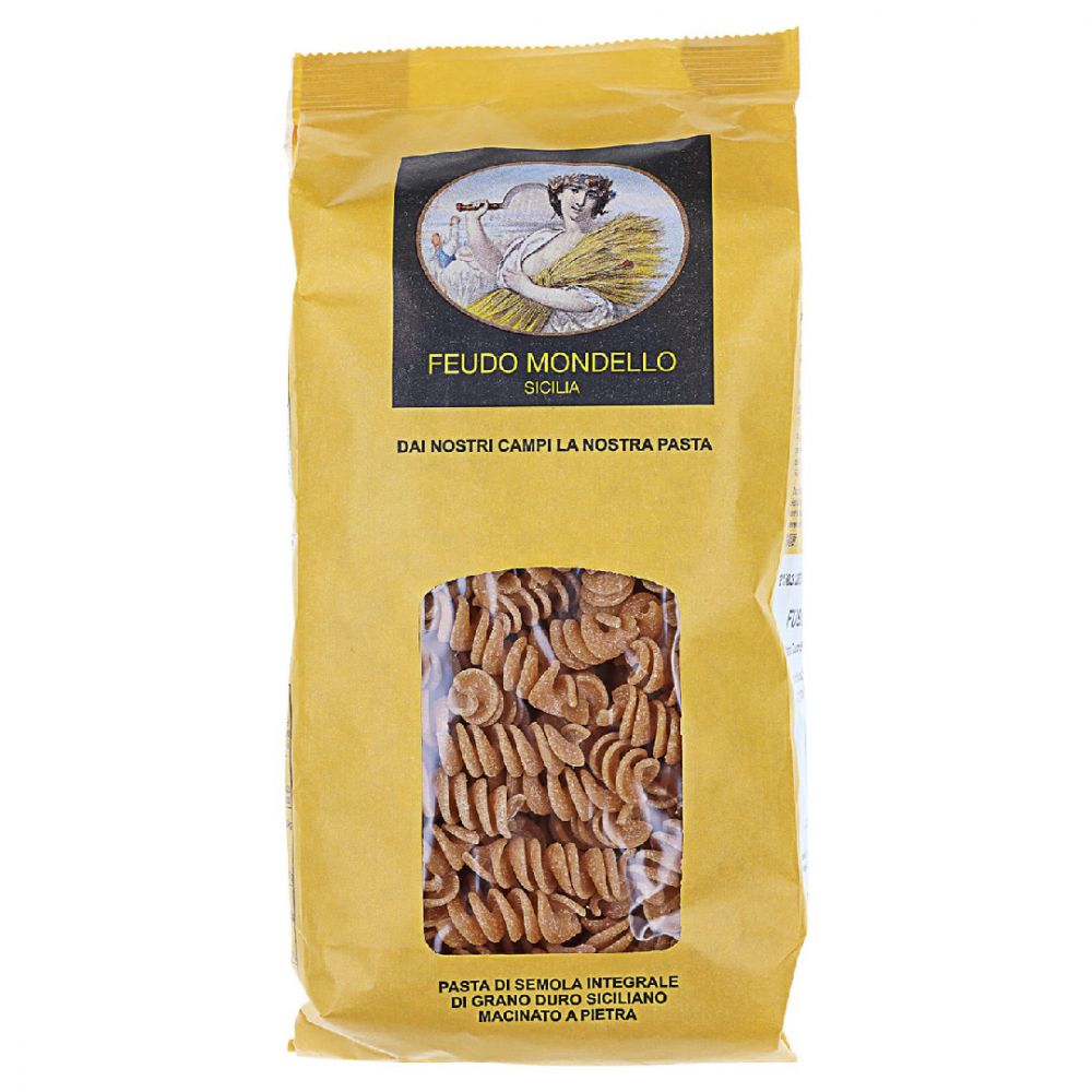 Pasta Fusilli Integrali di Grano Duro Siciliano - Feudo Mondello