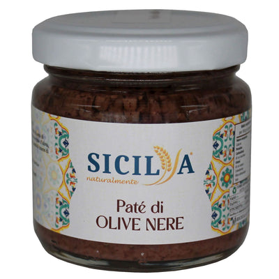 Schwarze Olivenpastete - Sicily Naturally