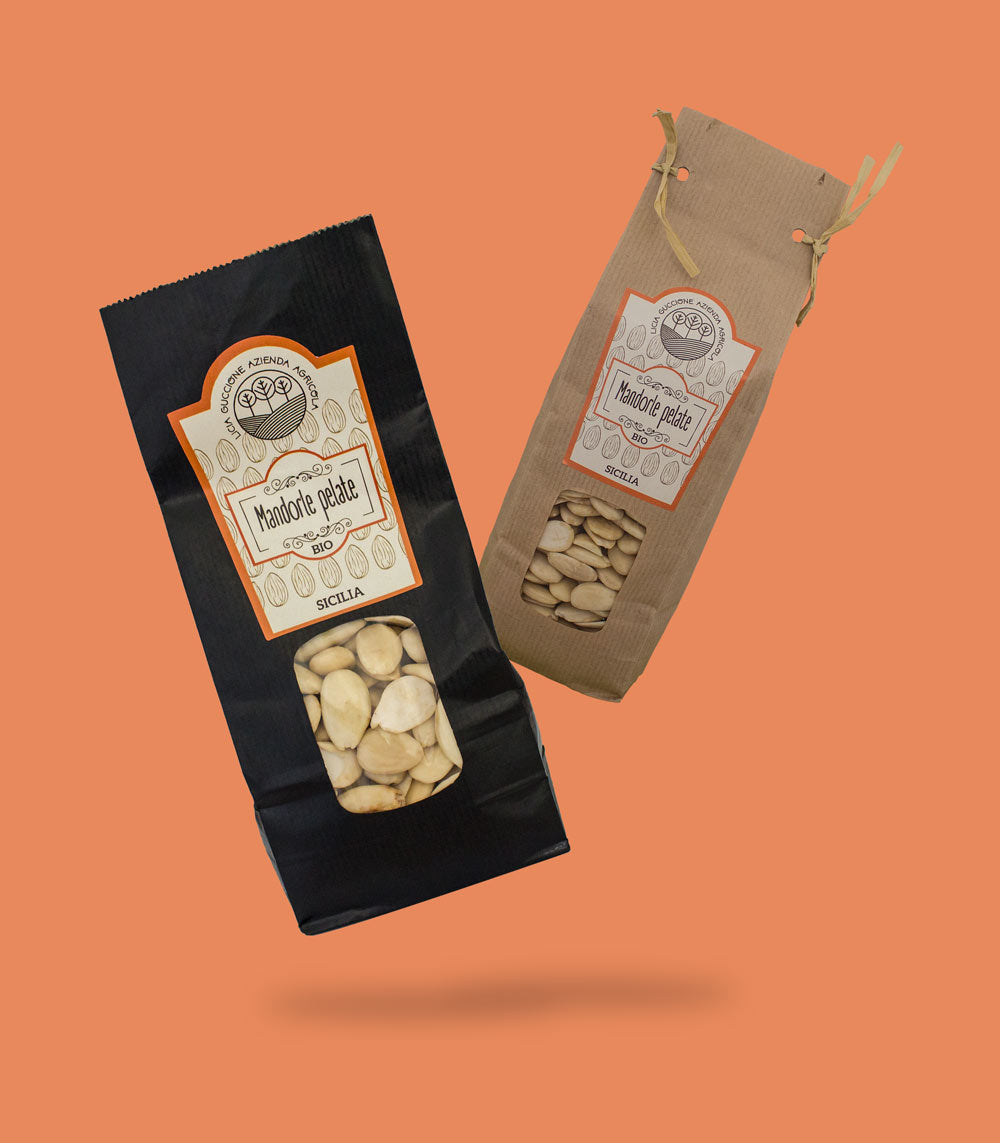 Amandes pelées biologiques - Licia Guccione Guccione Company