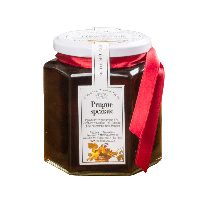 Spiced Plums - Mamma Andrea's Peccatucci