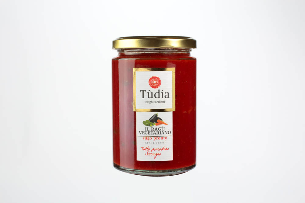 Sizilianisches vegetarisches Ragù glutenfrei - Tudia