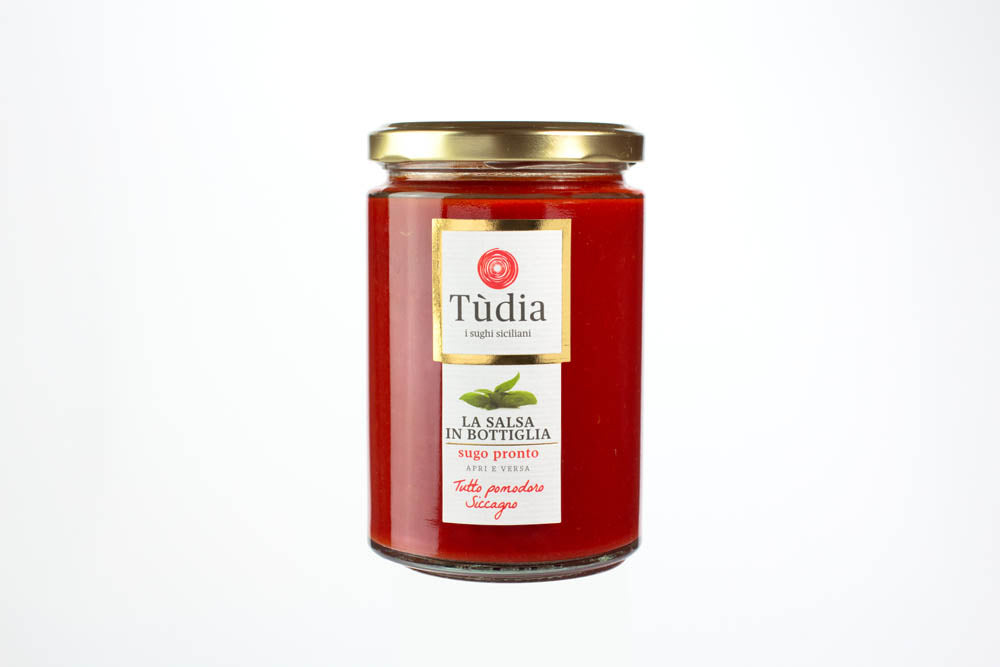 Sizilianische Sauce in einer Flasche, glutenfrei - Tudia