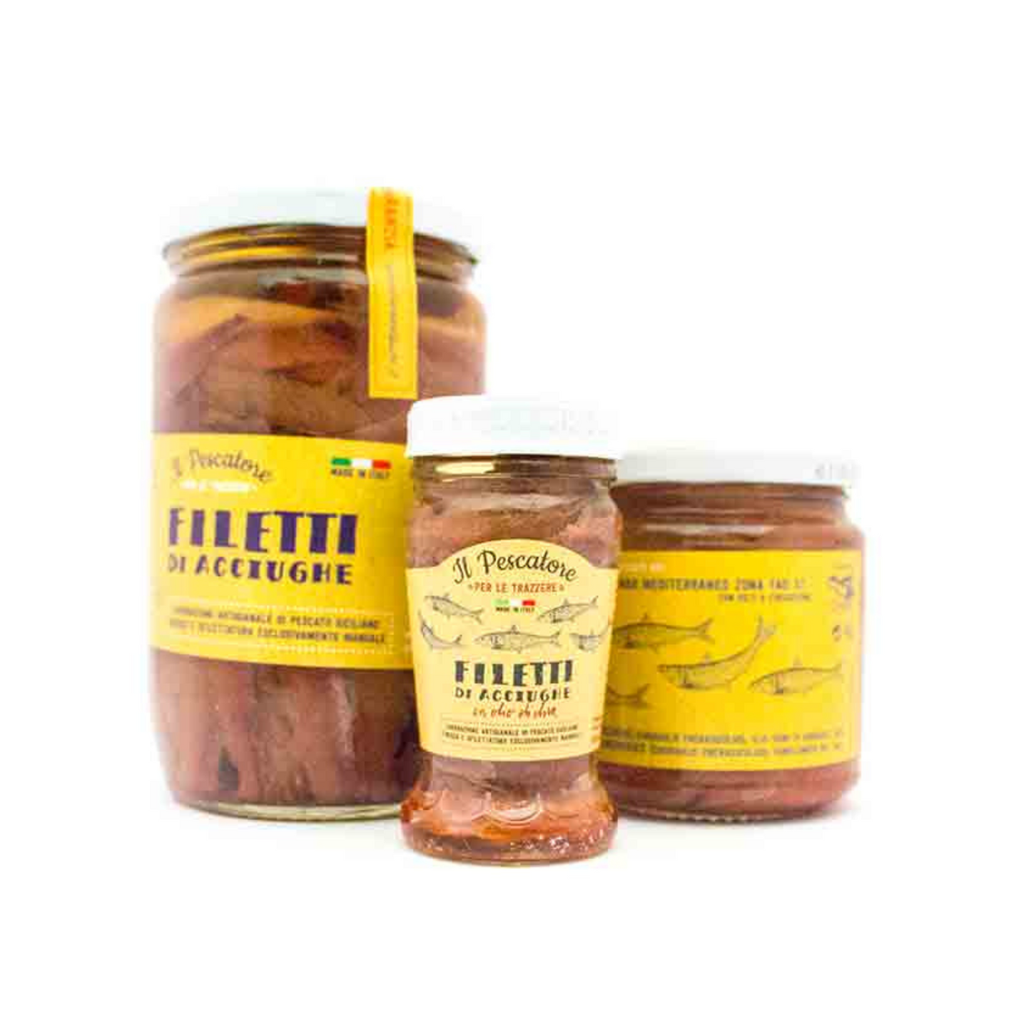 Filets von sizilianischen Sardellen - il Pescatore - Gustosi Sentieri