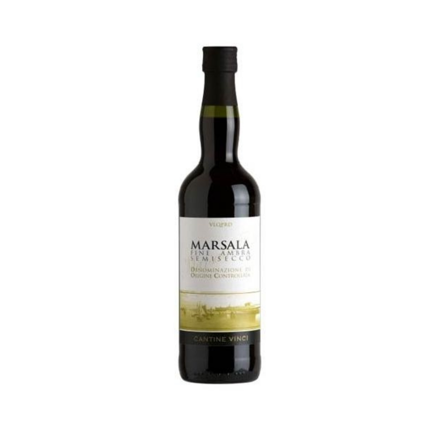 6 Bottiglie di Marsala Fine Ambra Semisecco Doc di Sicilia - Cantine Vinci