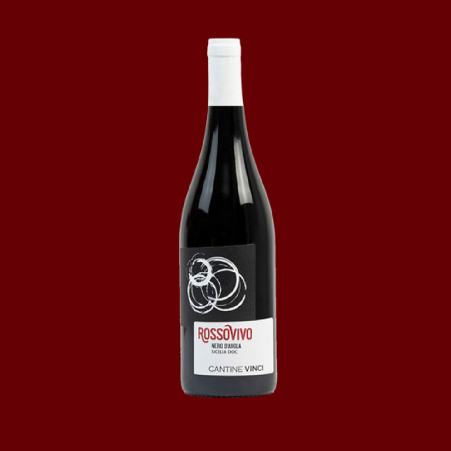 Rosso Vivo Nero d'Avola Doc Sicilia - 6 Bouteilles - Cantine Vinci