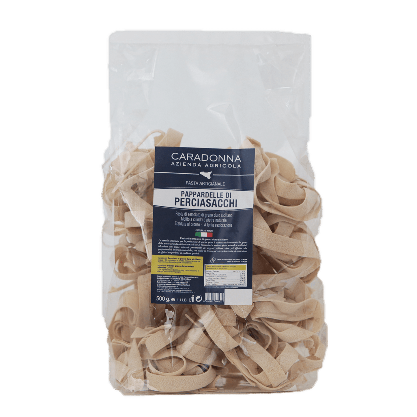 Pappardelle Siciliane di Perciasacchi - Caradonna