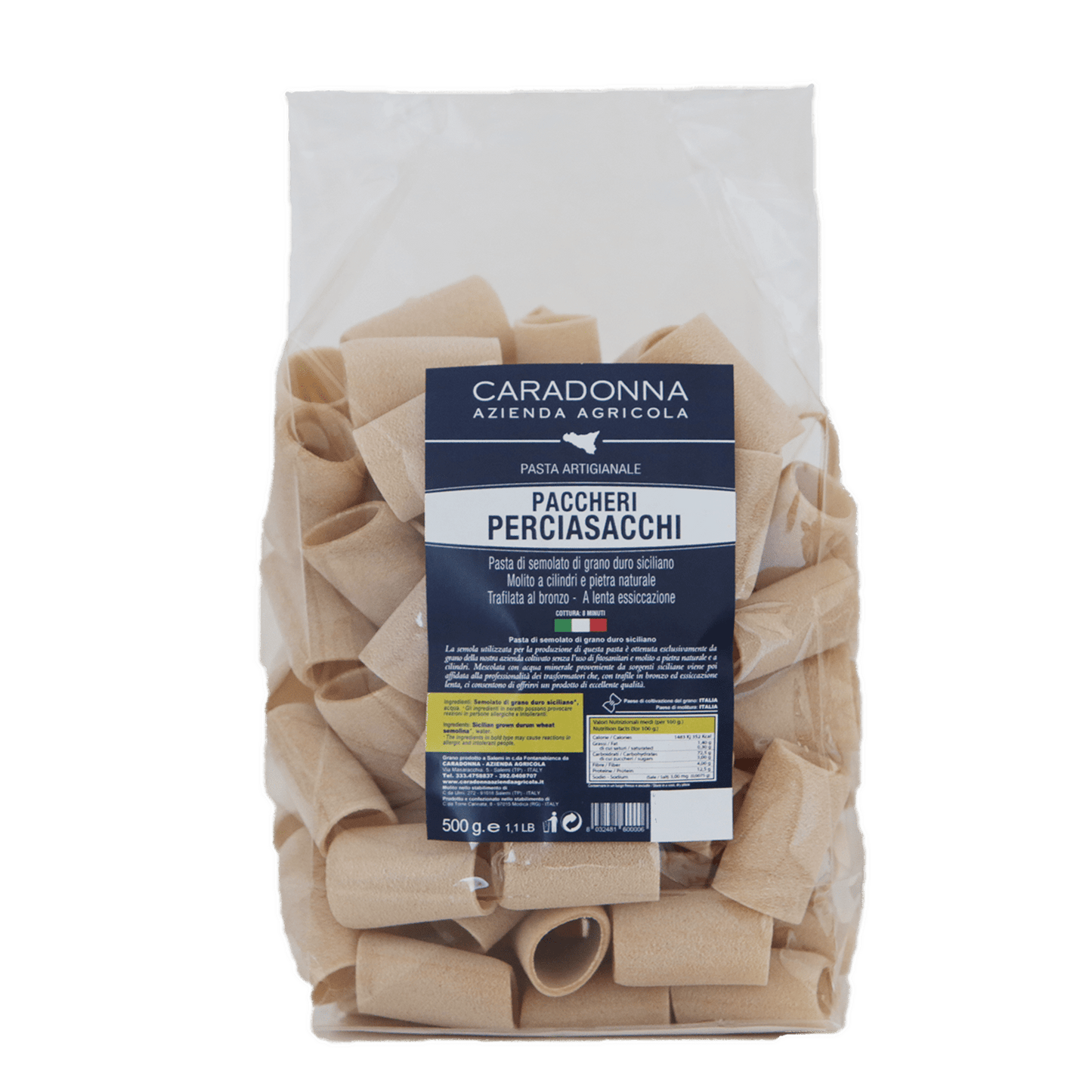 Paccheri Siciliani di Perciasacchi - Caradonna