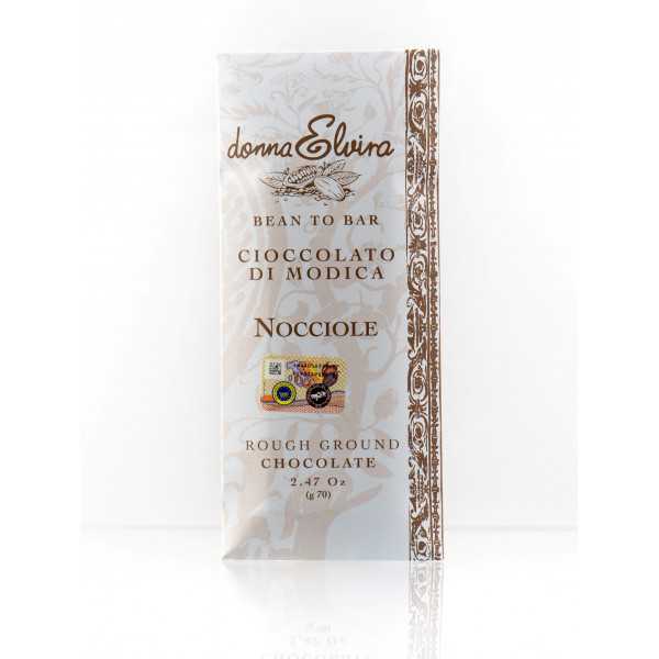 Cioccolato di Modica con Nocciole - Donna Elvira