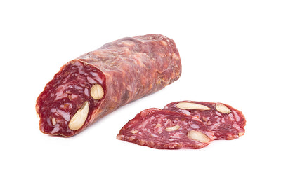Salame di Puro Suino con Mandorle di Avola- Gustosi Sentieri