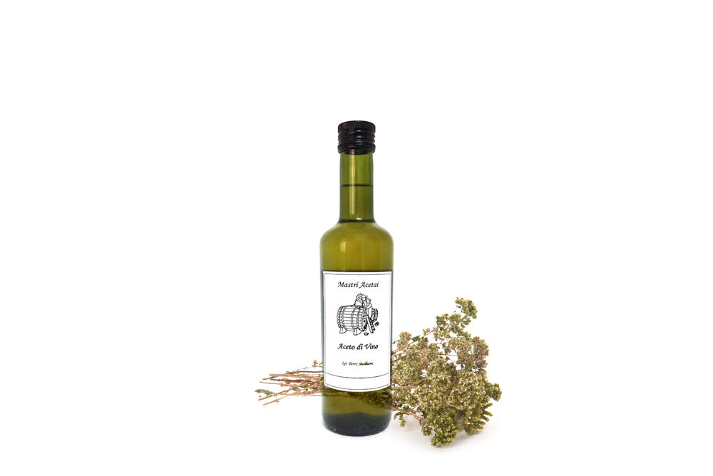Aceto Siciliano di Vino aromatizzato all'Origano - Mastri Acetai