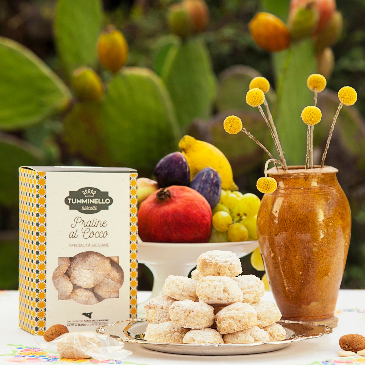 Sicilian Coconut Praline Biscuits - Tumminello