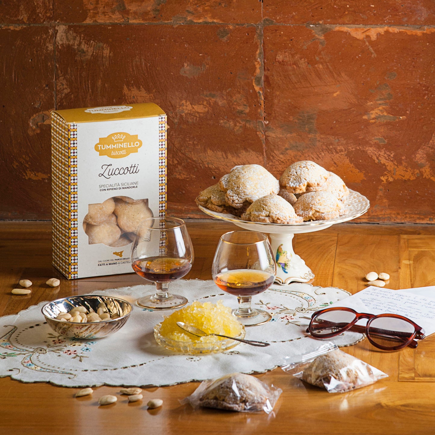 Zuccotti Biscuits siciliens fourrés aux amandes siciliennes - Tumminello