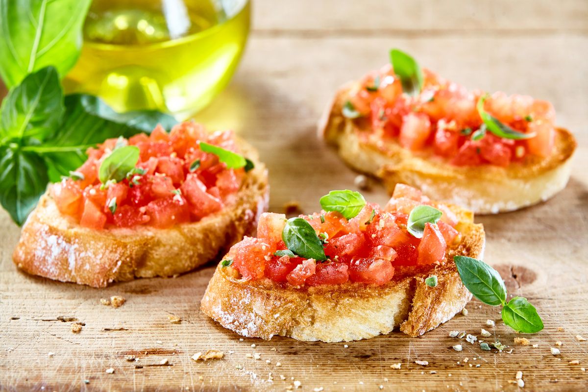 Bruschetta al Basilico Siciliana - Emporio Sicilia