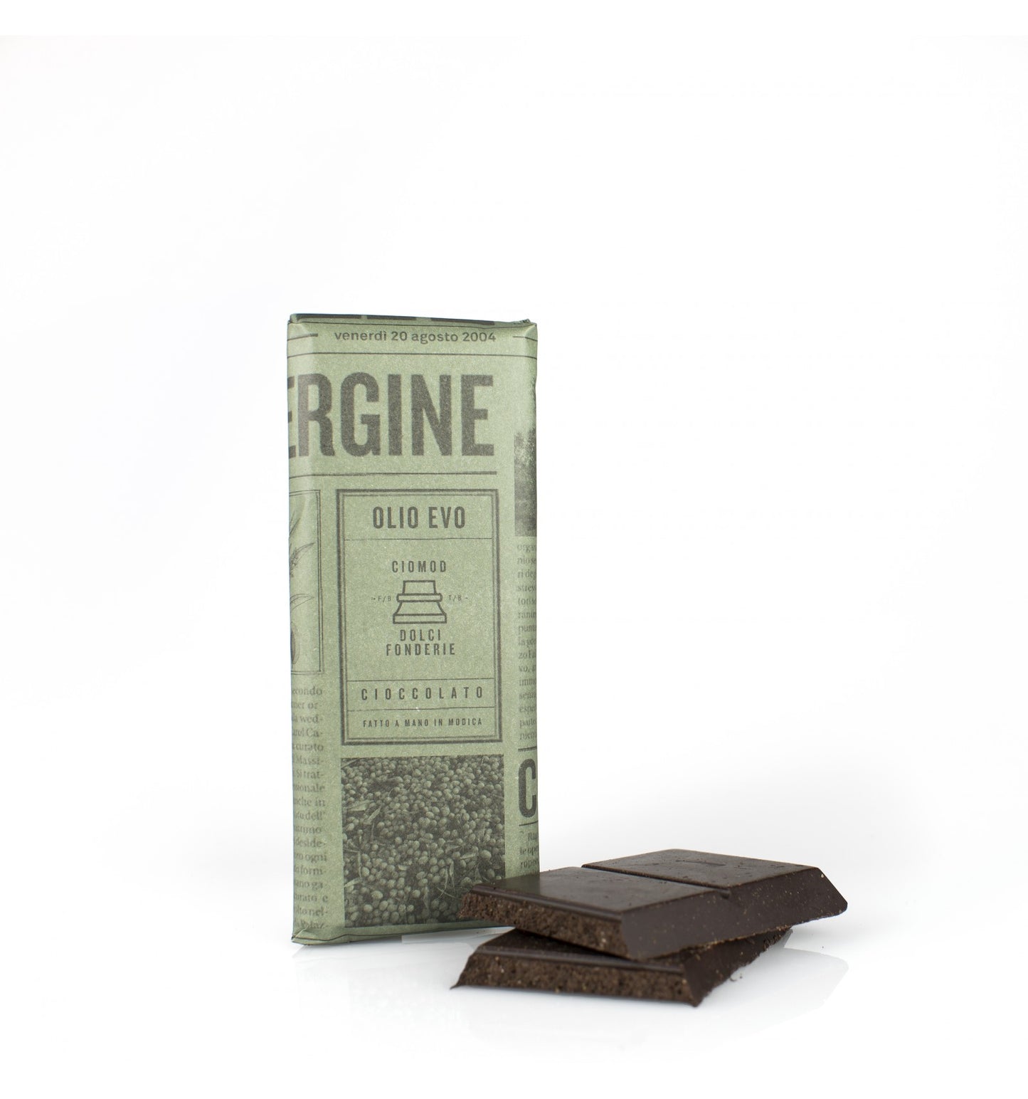 Cioccolato con Olio Extra Vergine di Oliva dei Monti Iblei Dop - Ciomod