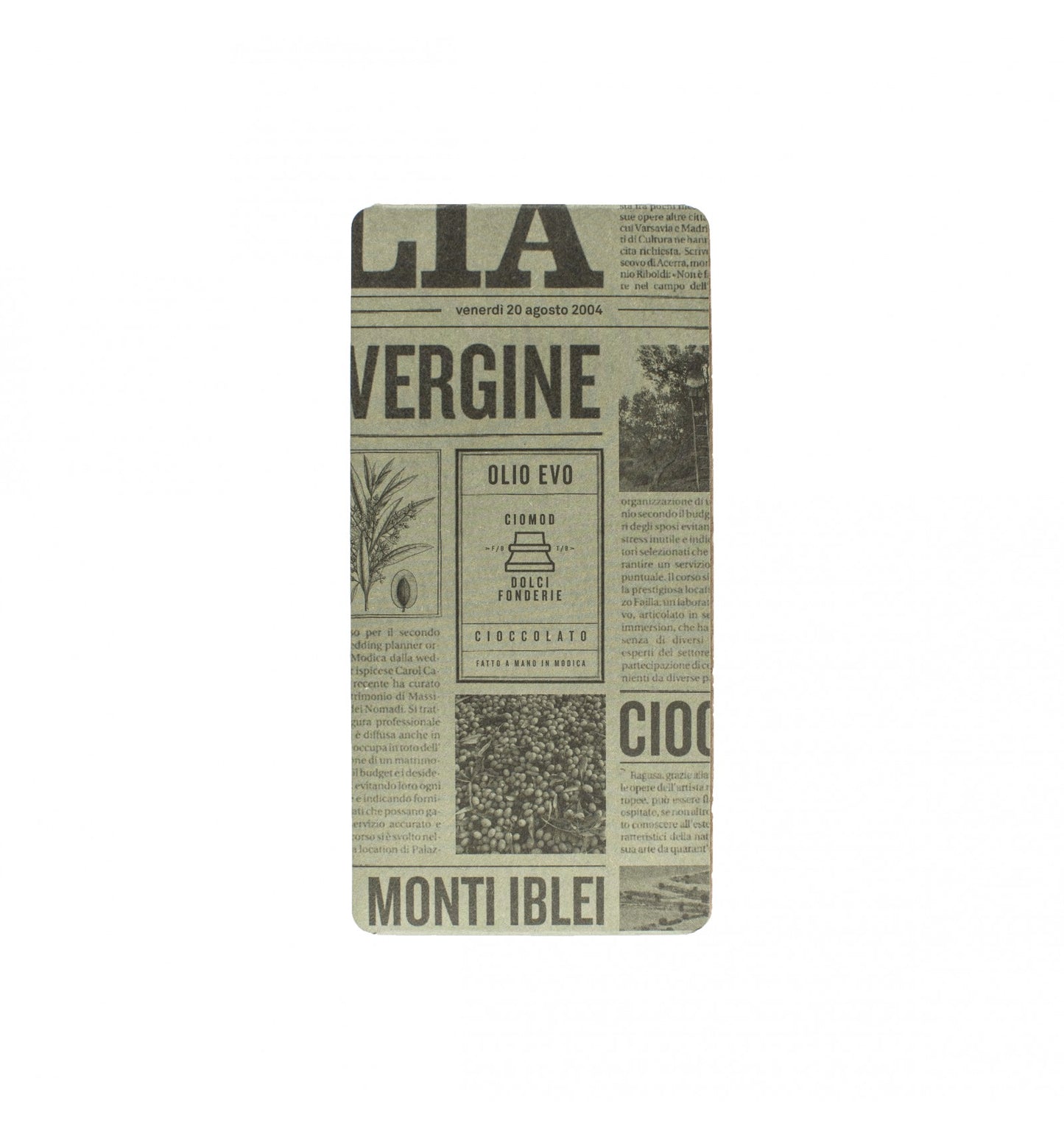 Cioccolato con Olio Extra Vergine di Oliva dei Monti Iblei Dop - Ciomod
