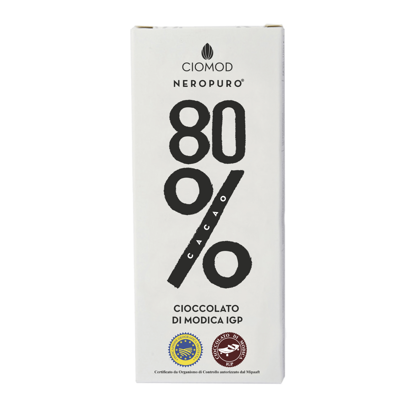 Cioccolato di Modica IGP 80% Cacao - Ciomod