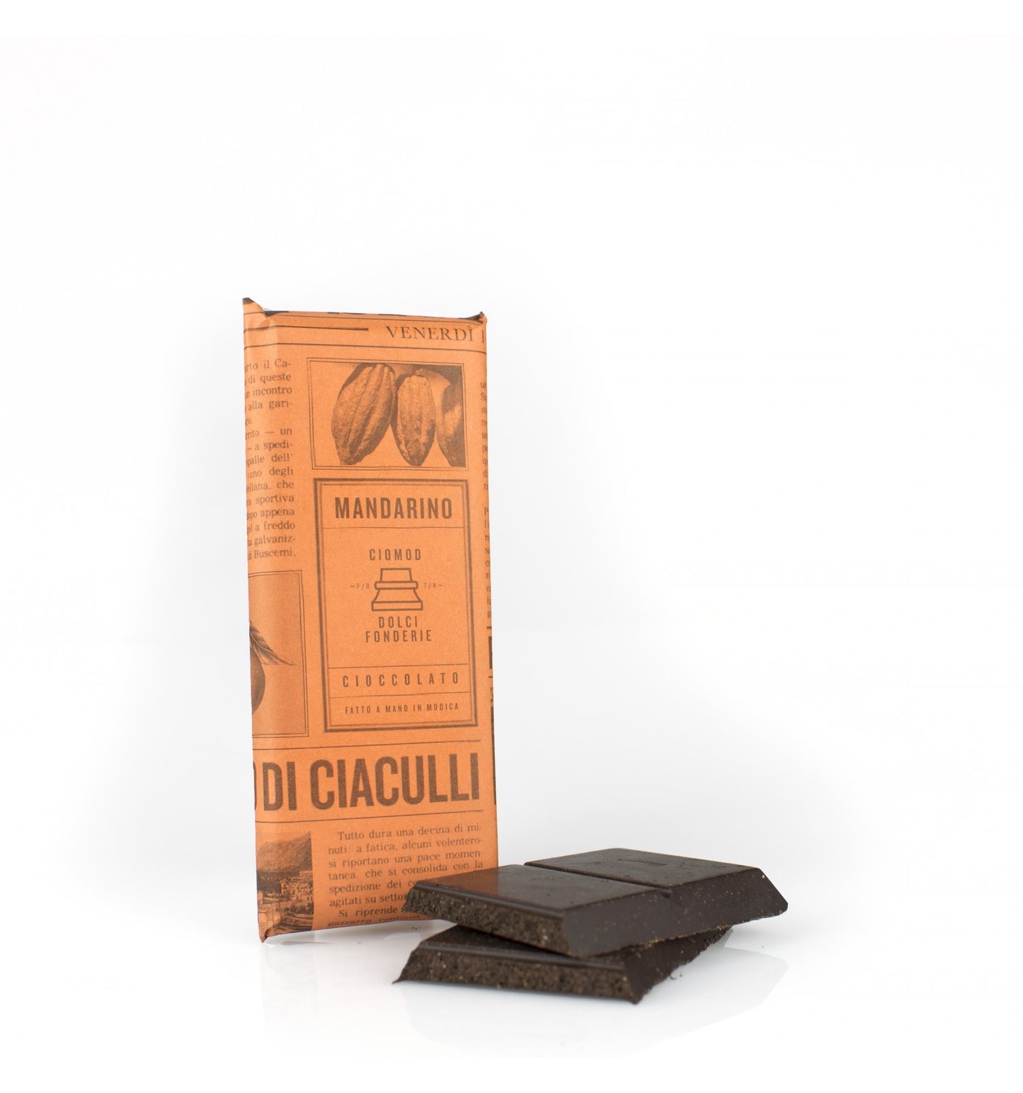 Modica IGP-Schokolade mit Ciaculli Late Mandarin - Ciomod