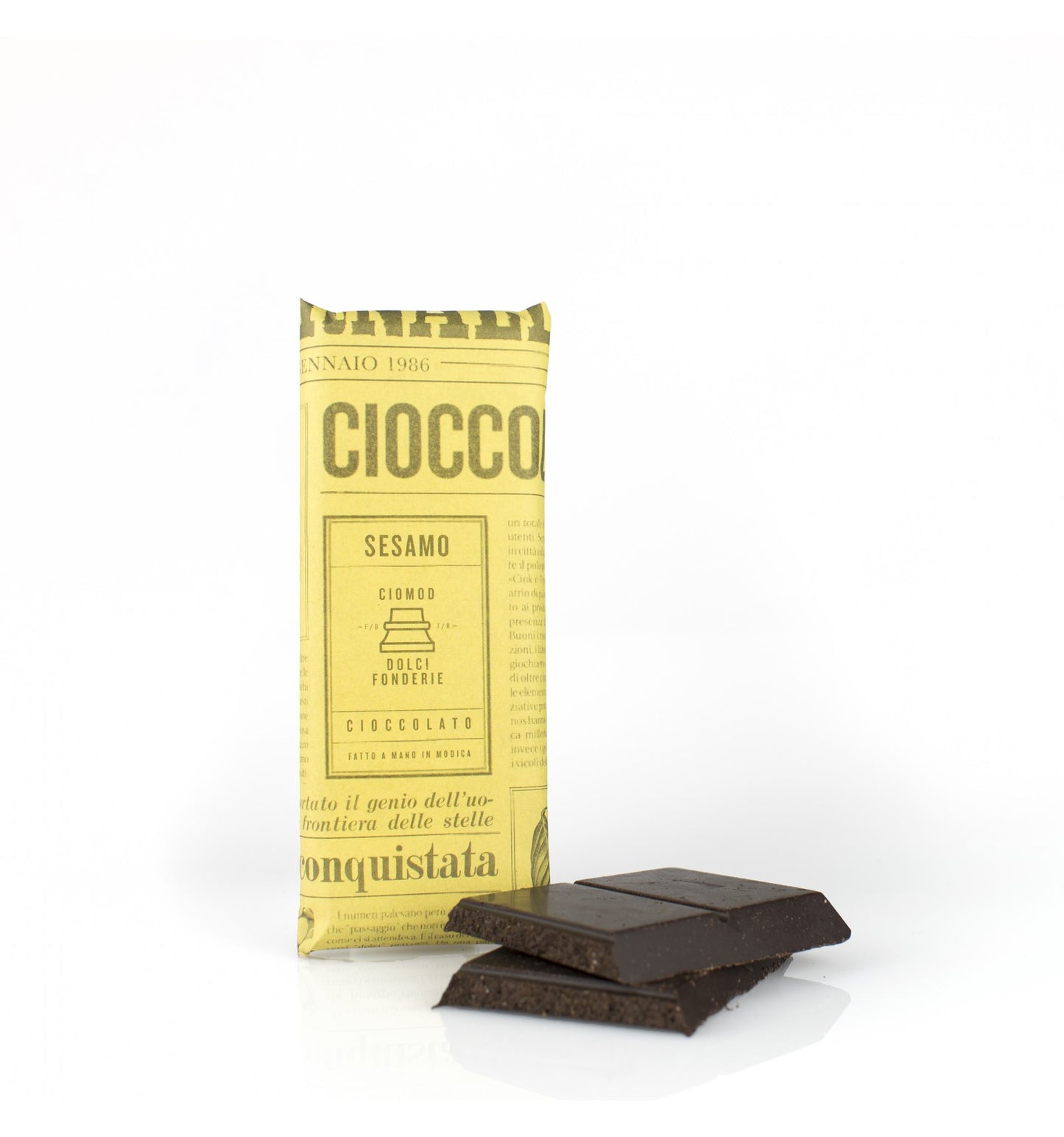 Cioccolato di Modica Igp con Sesamo di Ispica - Ciomod