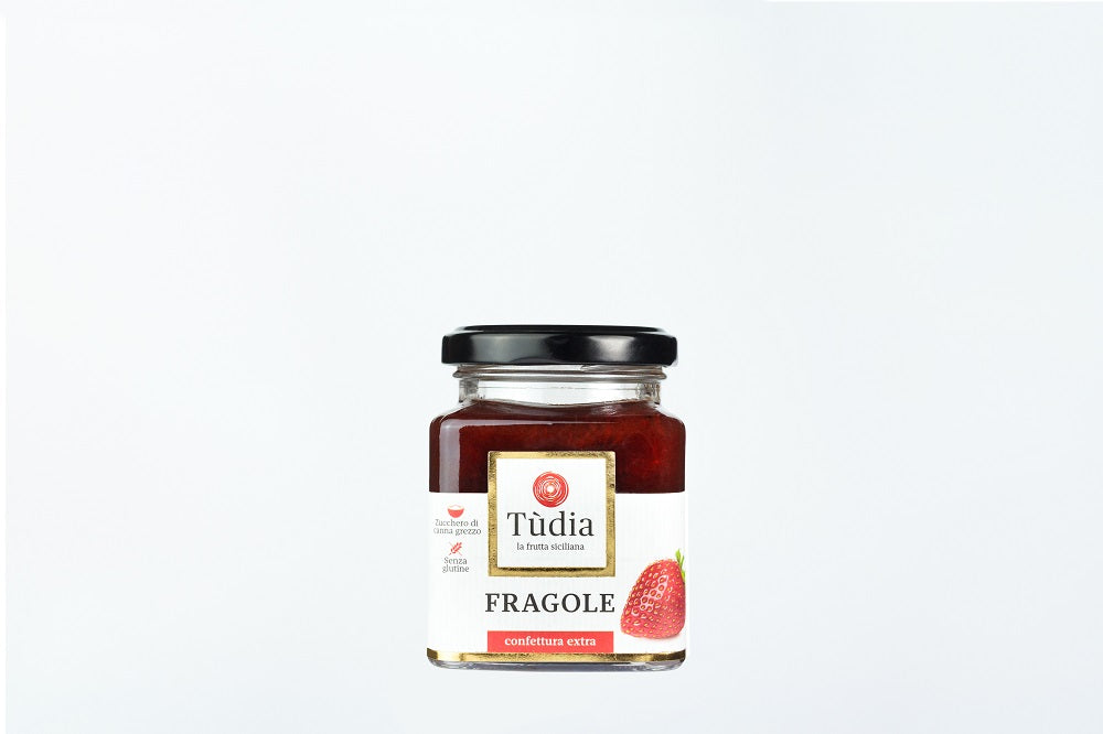 Confiture de fraises extra sicilienne sans gluten - Tudia
