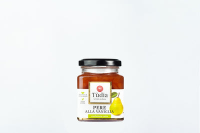 Extra Sicilian Pear Jam with Vanilla Gluten Free - Tudia