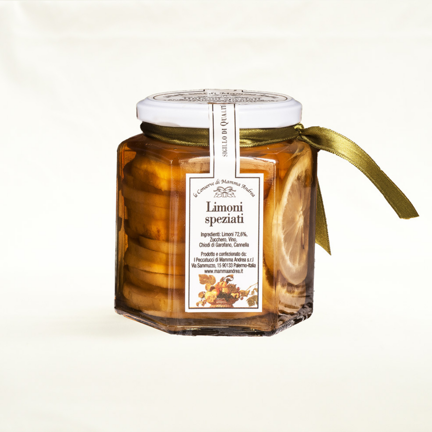 Limones especiados en conserva - Peccatucci de Mamma Andrea