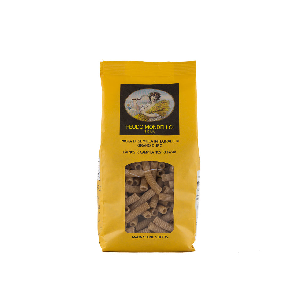 Sicilian Durum Wheat Integral Striped Macaroni - Feudo Mondello