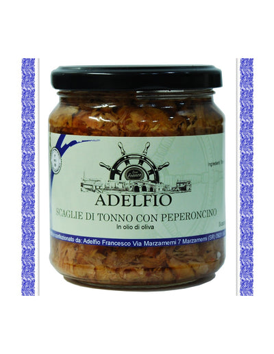 Scaglie di Tonno con Peperoncino all'Olio di Oliva - Adelfio