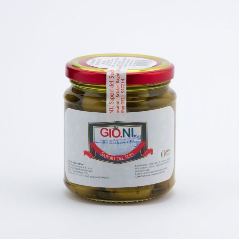 Olive Verdi Siciliane Schiacciate - Gio.Ni
