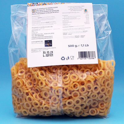 Sicilian Durum Wheat Anelletti Pasta - Naturally Sicily