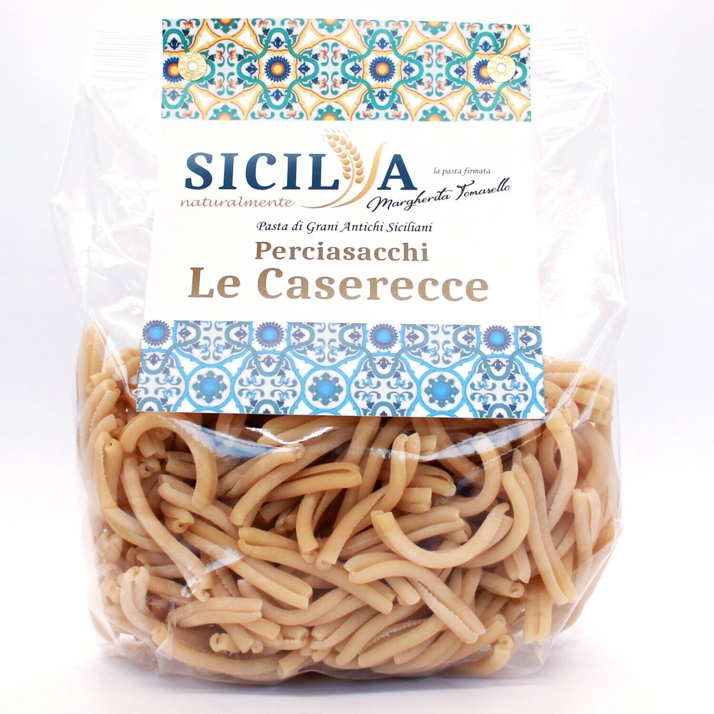 Pasta Caserecce di Grani Antichi Siciliani Perciasacchi - Sicilia Naturalmente