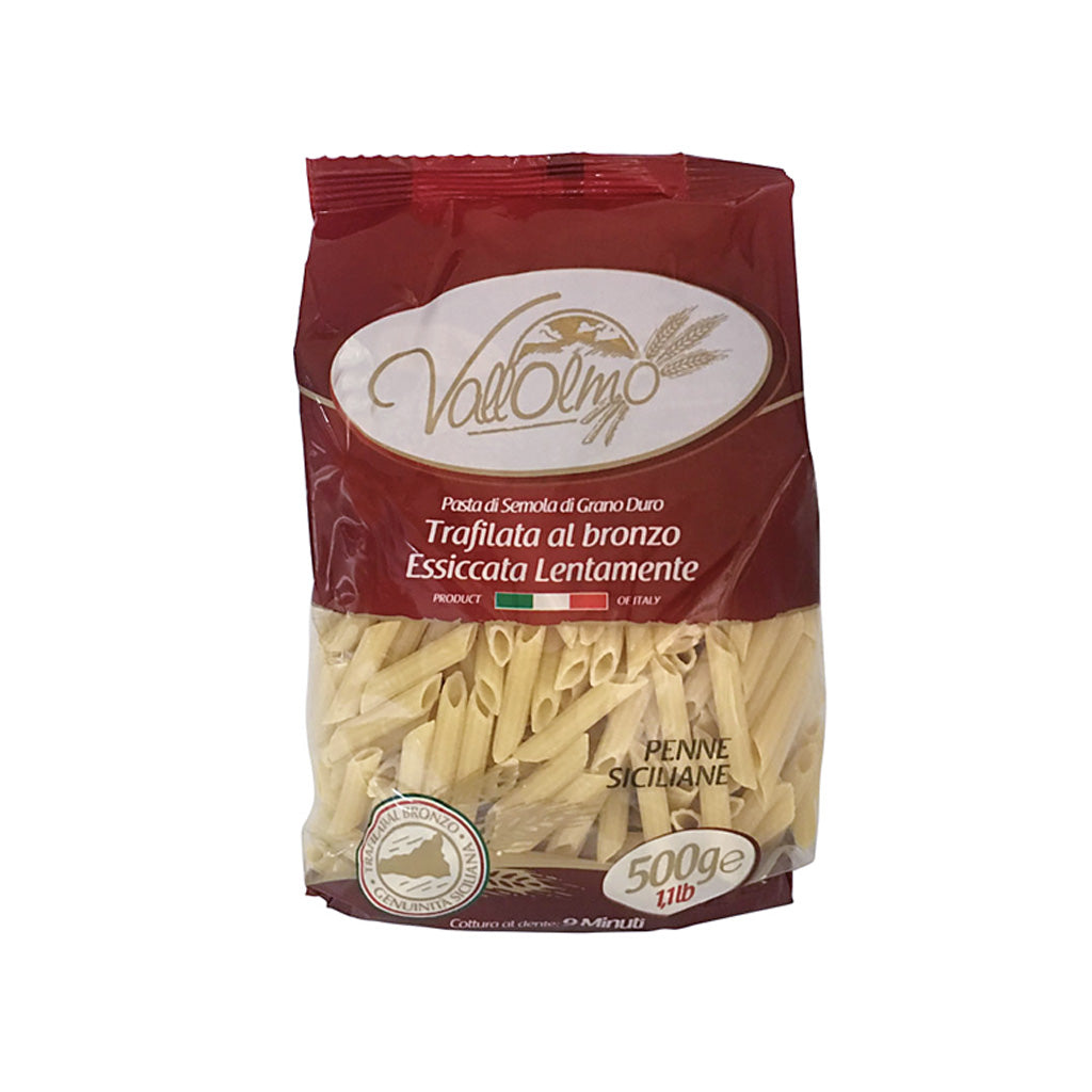 Pasta penne siciliana - Fábrica de pasta Vallolmo