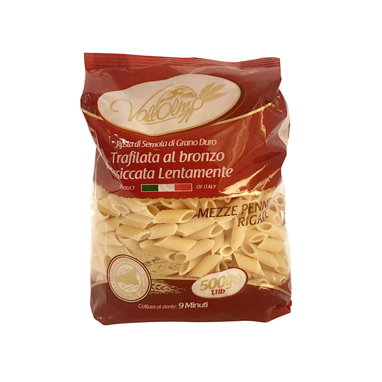 Pasta Siciliana Mezze Penne Rigate - Pastificio Vallolmo