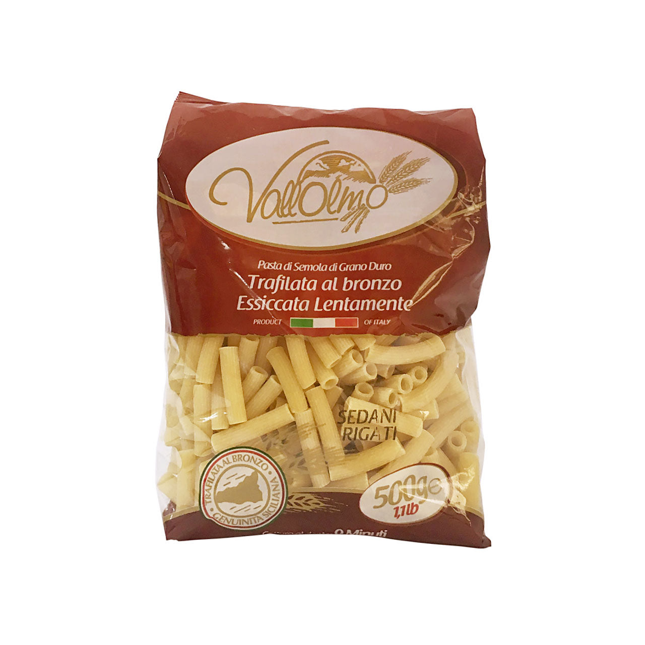 Pasta Siciliana Sedani Rigati - Pastificio Vallolmo