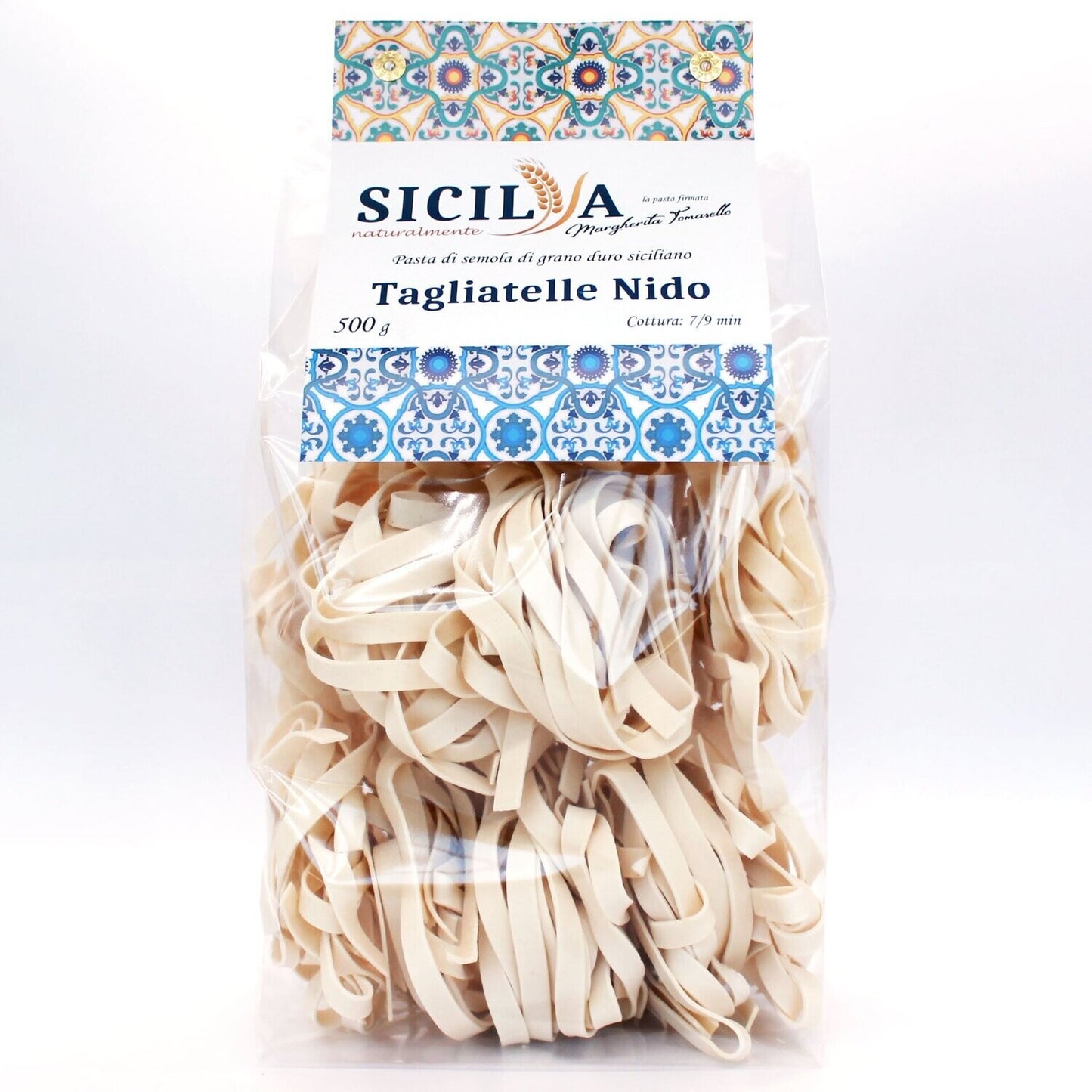 Pasta Tagliatelle Nest of Sicilian Durum Wheat - Sicily Naturally
