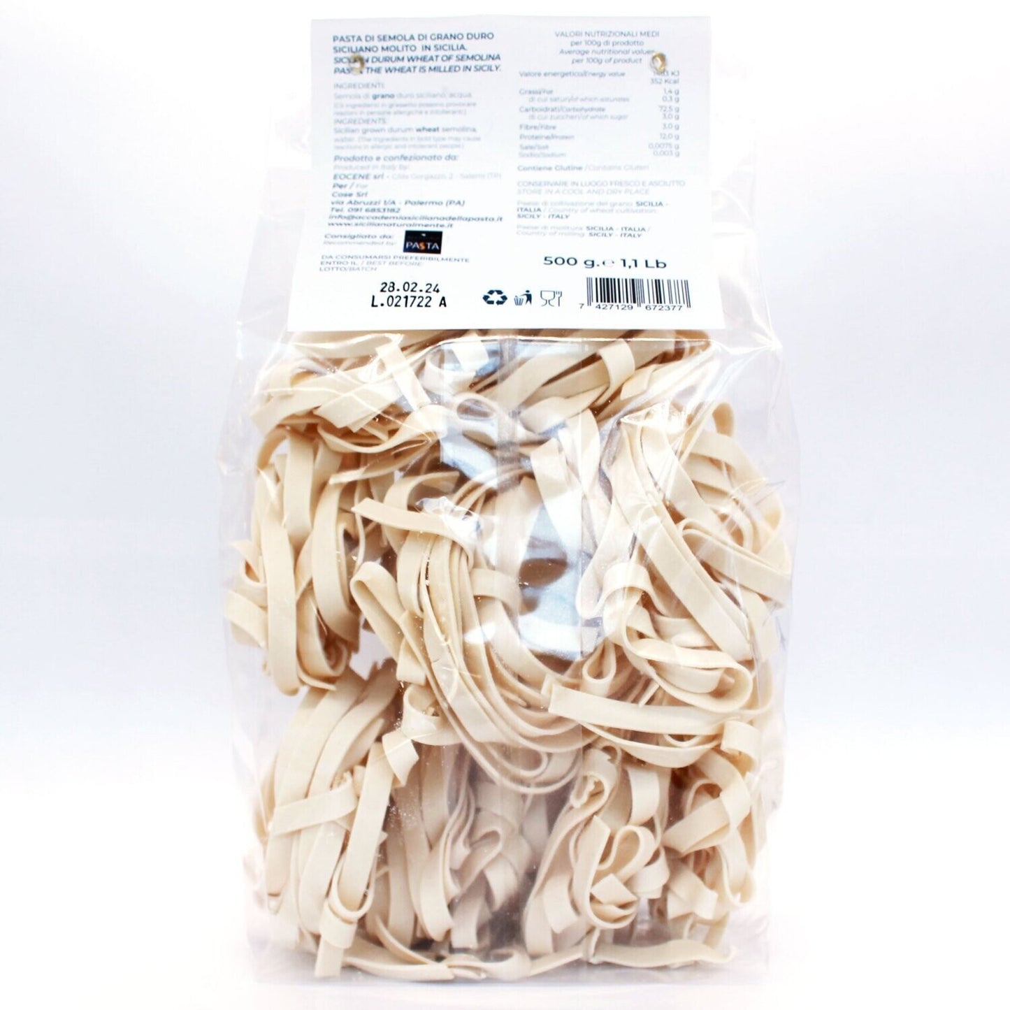 Pasta Tagliatelle Nest of Sicilian Durum Wheat - Sicily Naturally