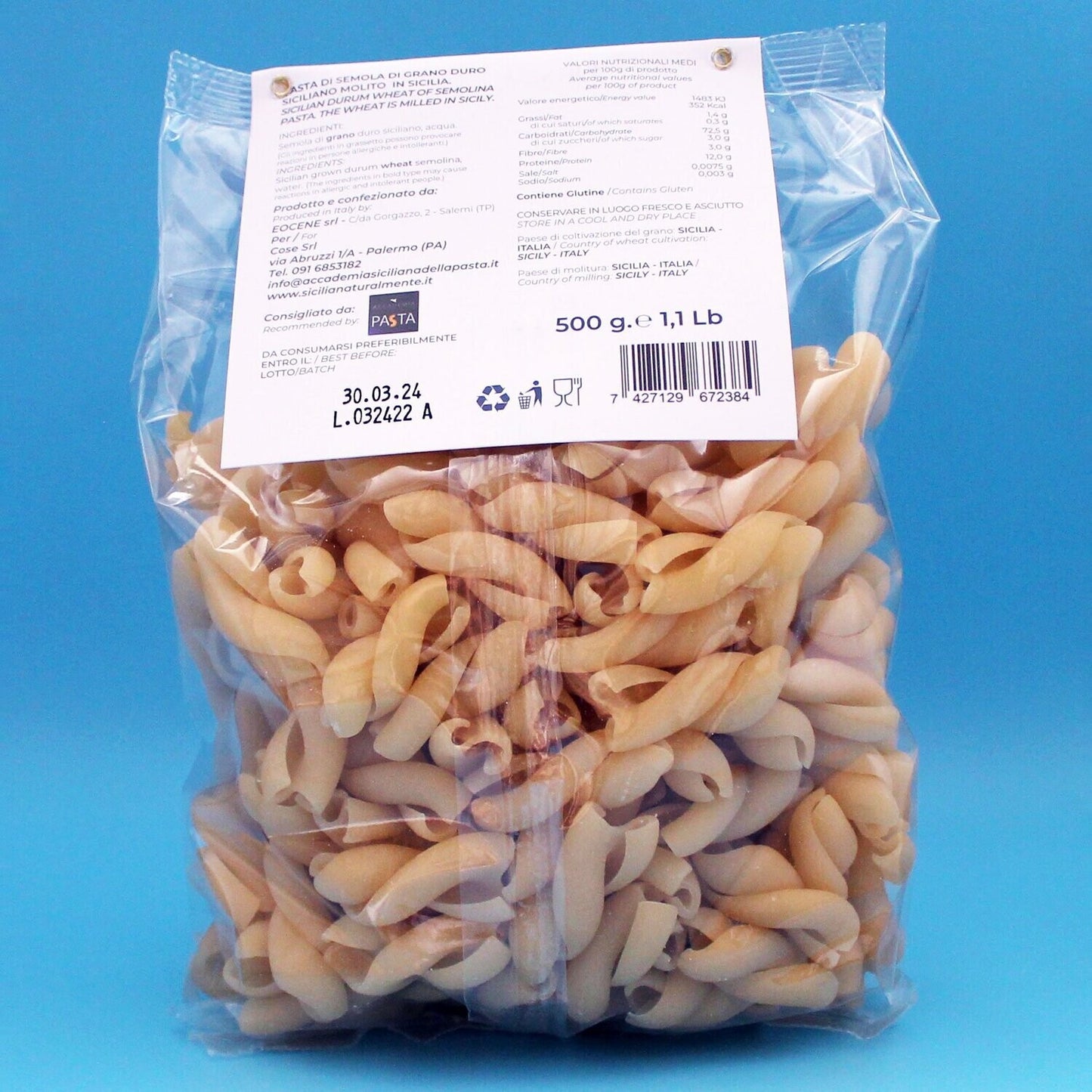 Pasta Trecce di Grano Duro Siciliano - Sicilia Naturalmente