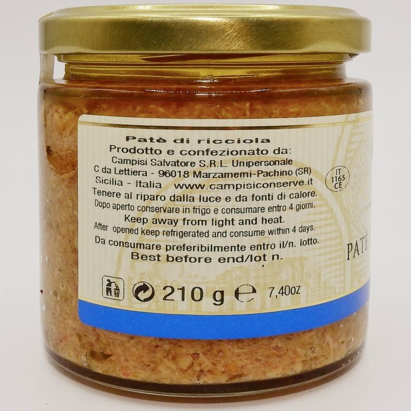Patè di Ricciola di Sicilia - Campisi Conserve