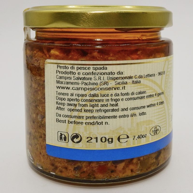 Pesto di Pesce Spada Siciliano - Conserve Campisi