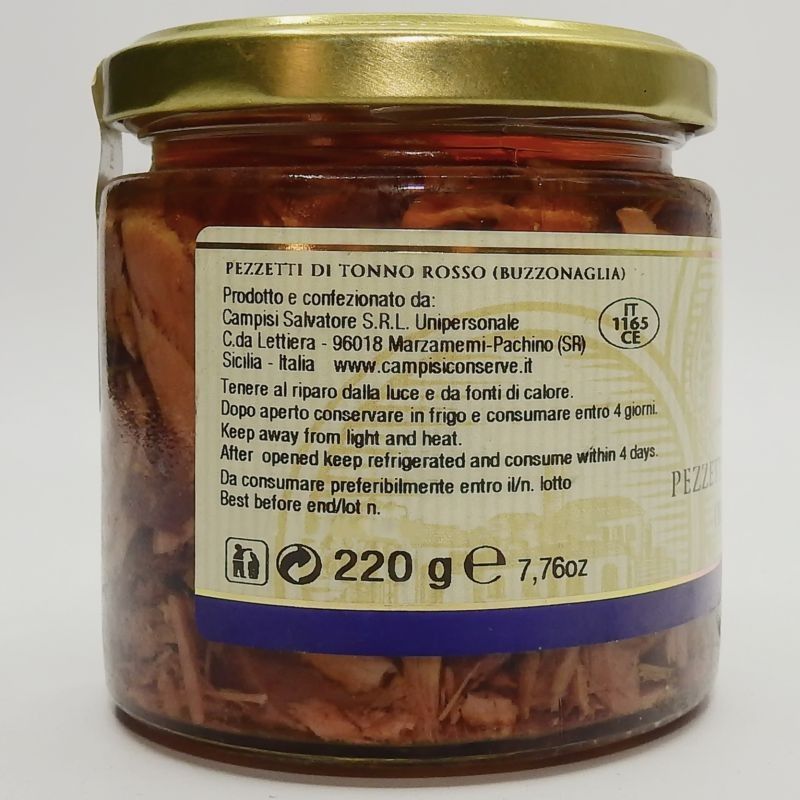 Buzzonaglia di Tonno Rosso di Sicilia - Campisi Conserve